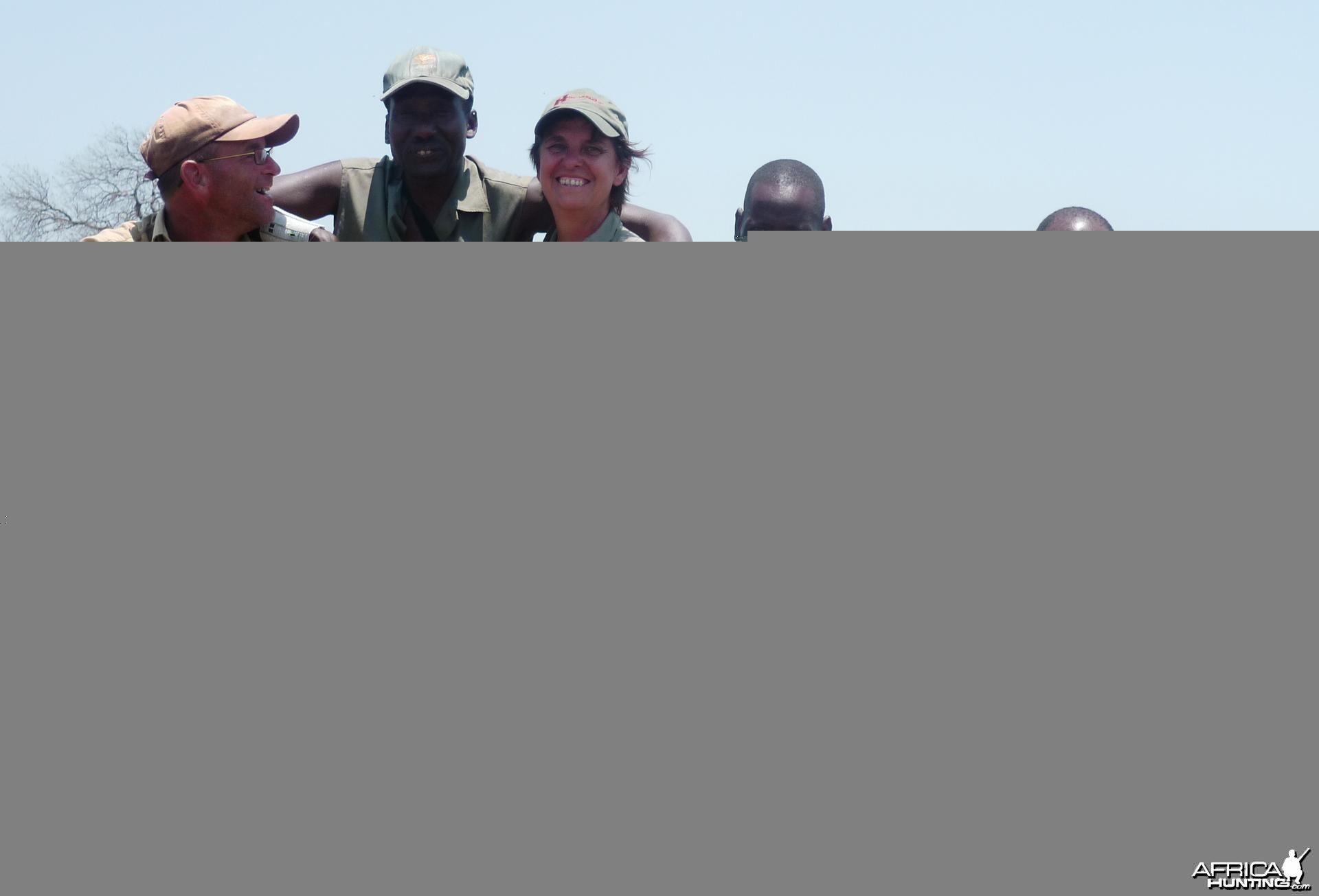 Zebra hunted in the Selous, Tanzania