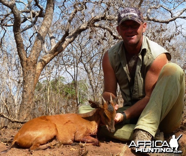 Harvey Duiker hunted in the Selous, Tanzania