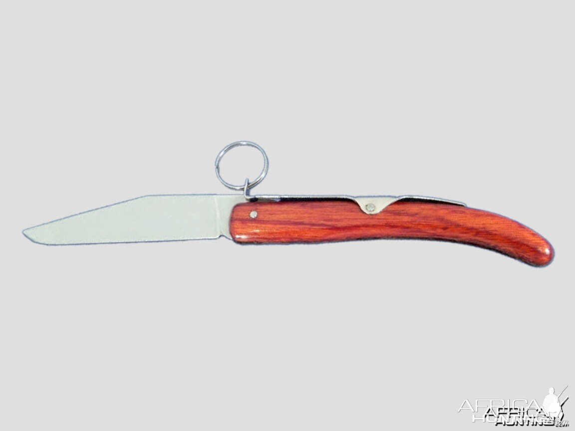 5 1/2 inch folding OKAPI knife with a 4â€ locking blade