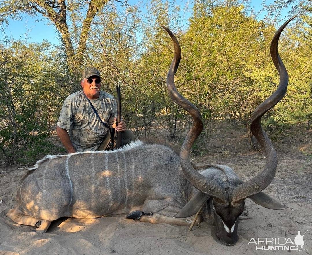 63 Inch Kudu Hunt Botswana
