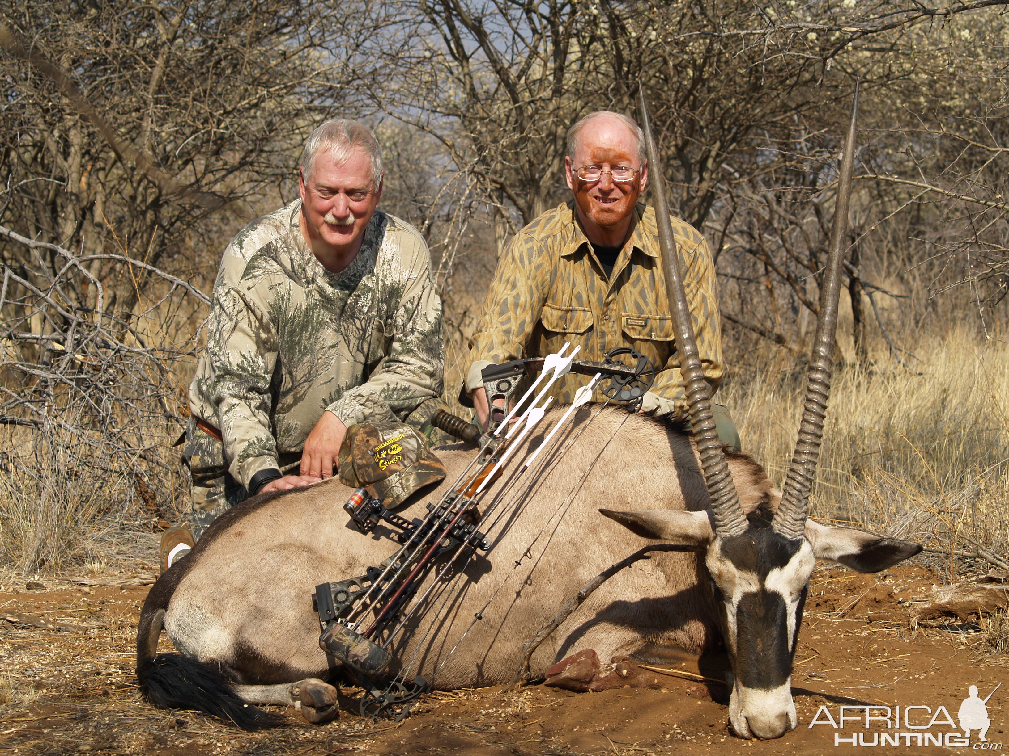 Bowhunting Gemsbok in Namibia