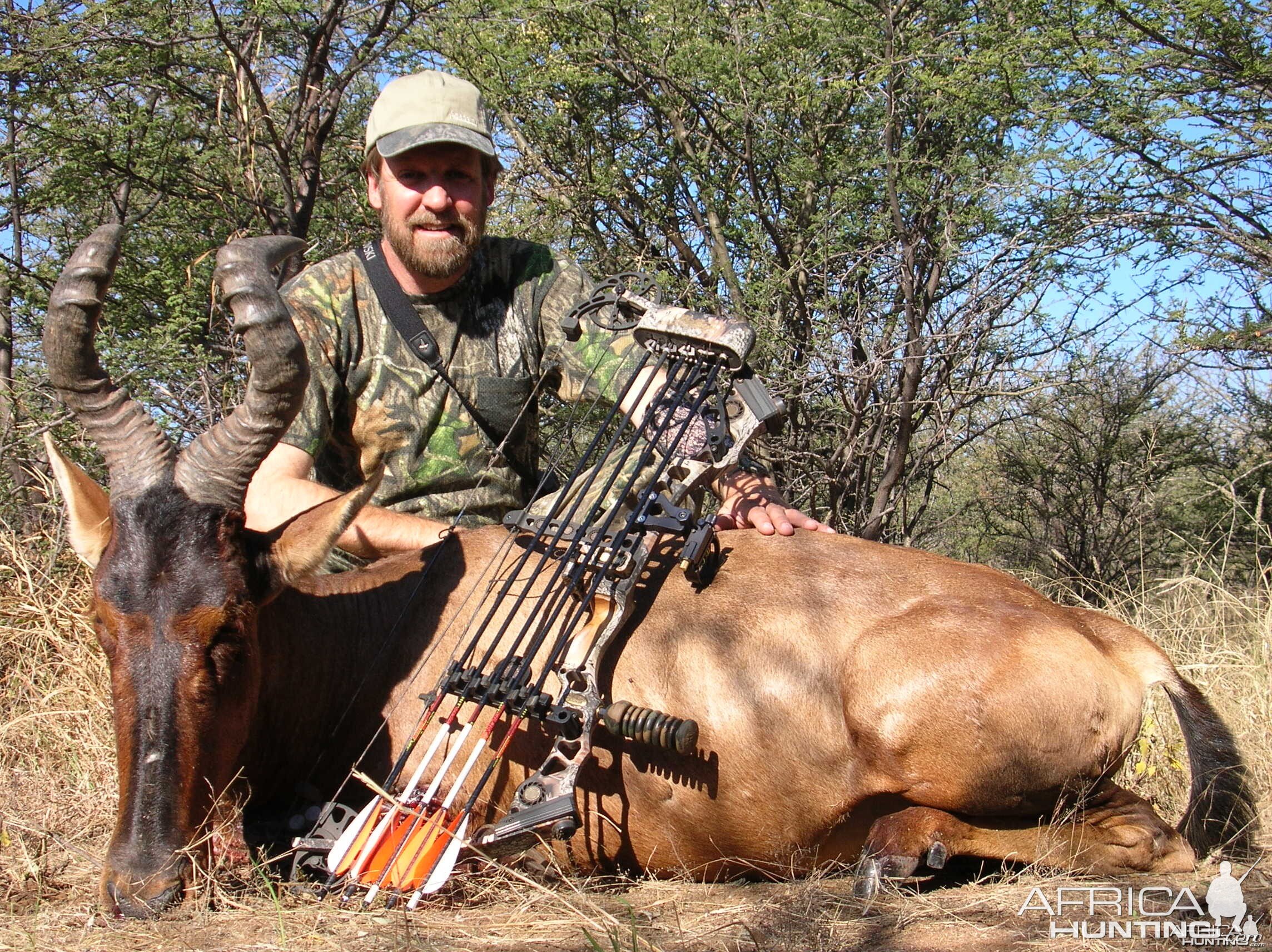 Bowhunting Hartebeest in Namibia
