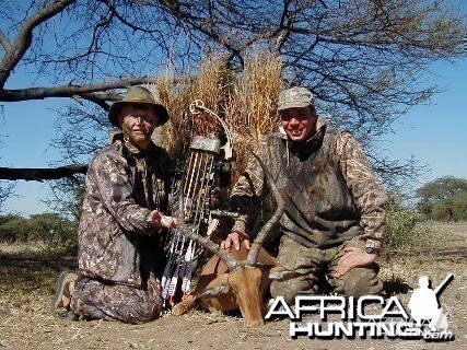 Bowhunting Impala in Namibia