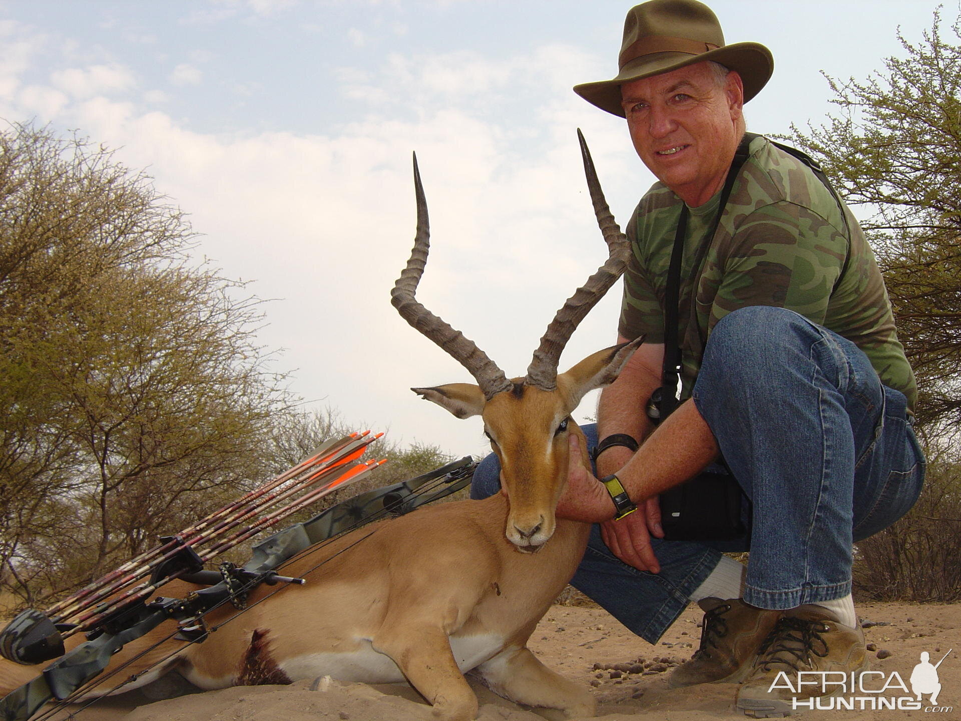 Bowhunting Impala in South Africa