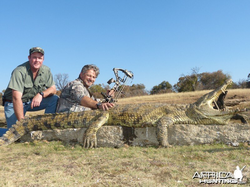 Croc hunted with Wintershoek Johnny Vivier Safaris