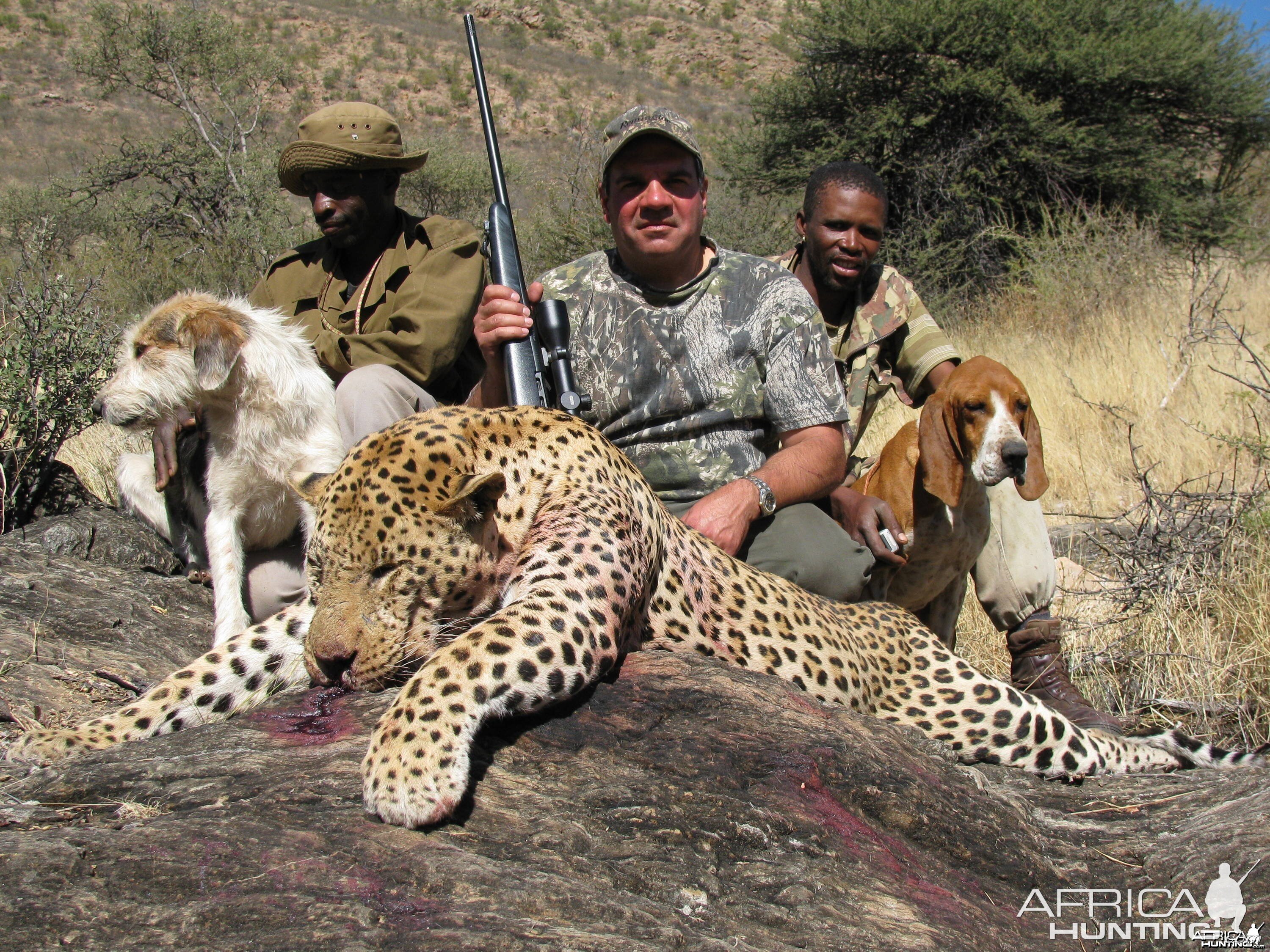 David Muti from Texas with record book leopard 2009