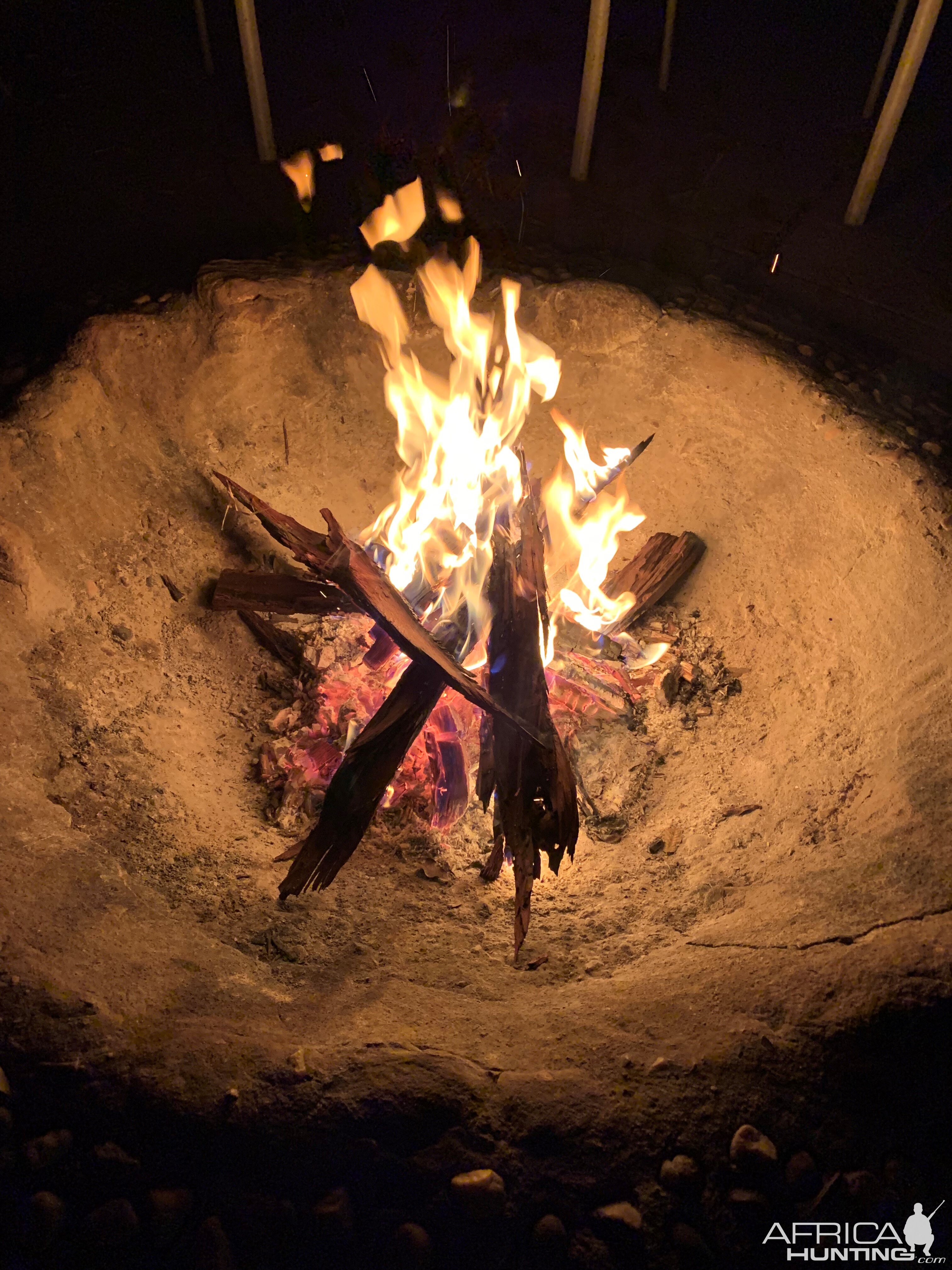 Firepit At Camp Zimbabwe