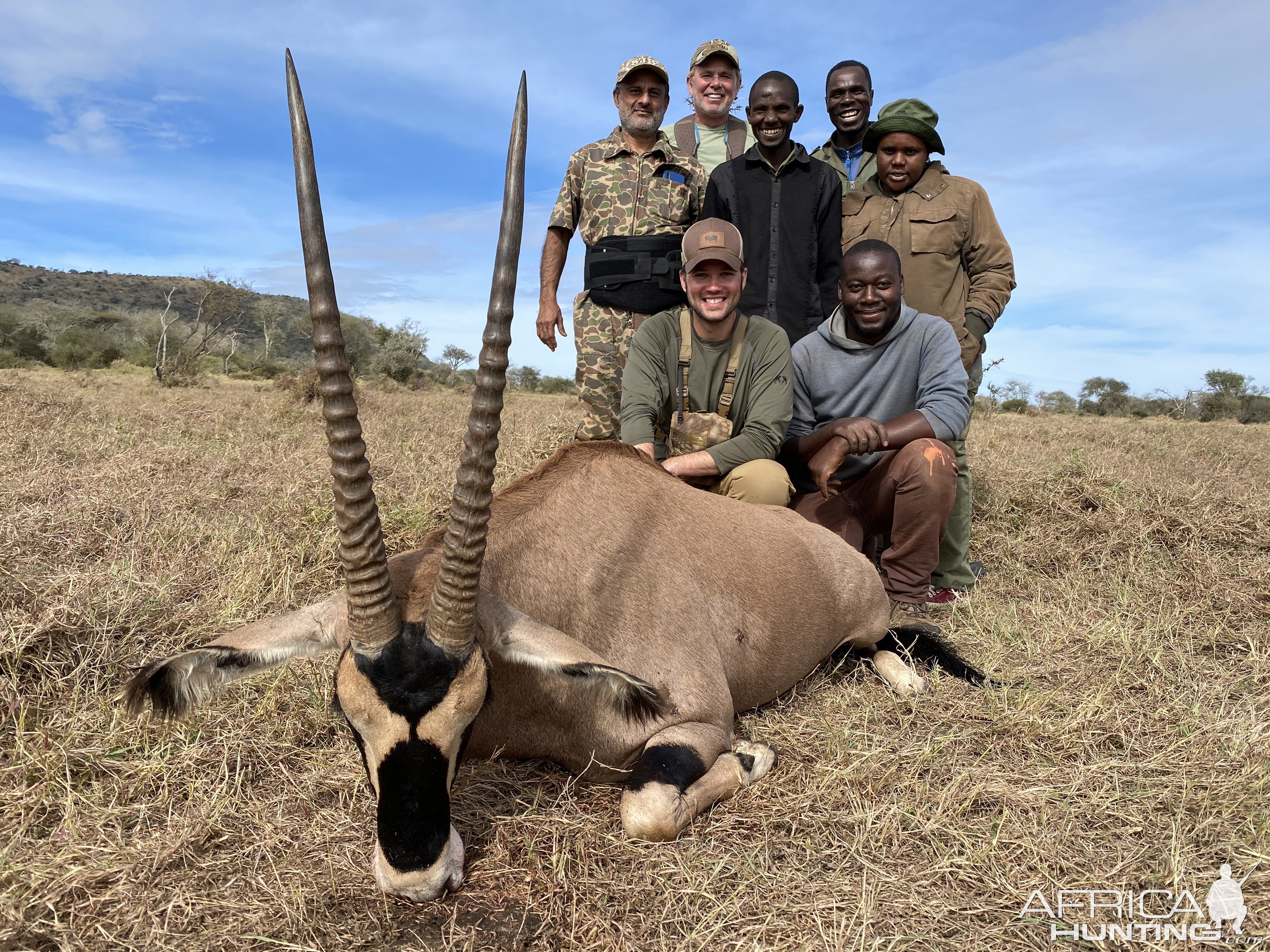 Fringe-eared Oryx Hunting Tanzania