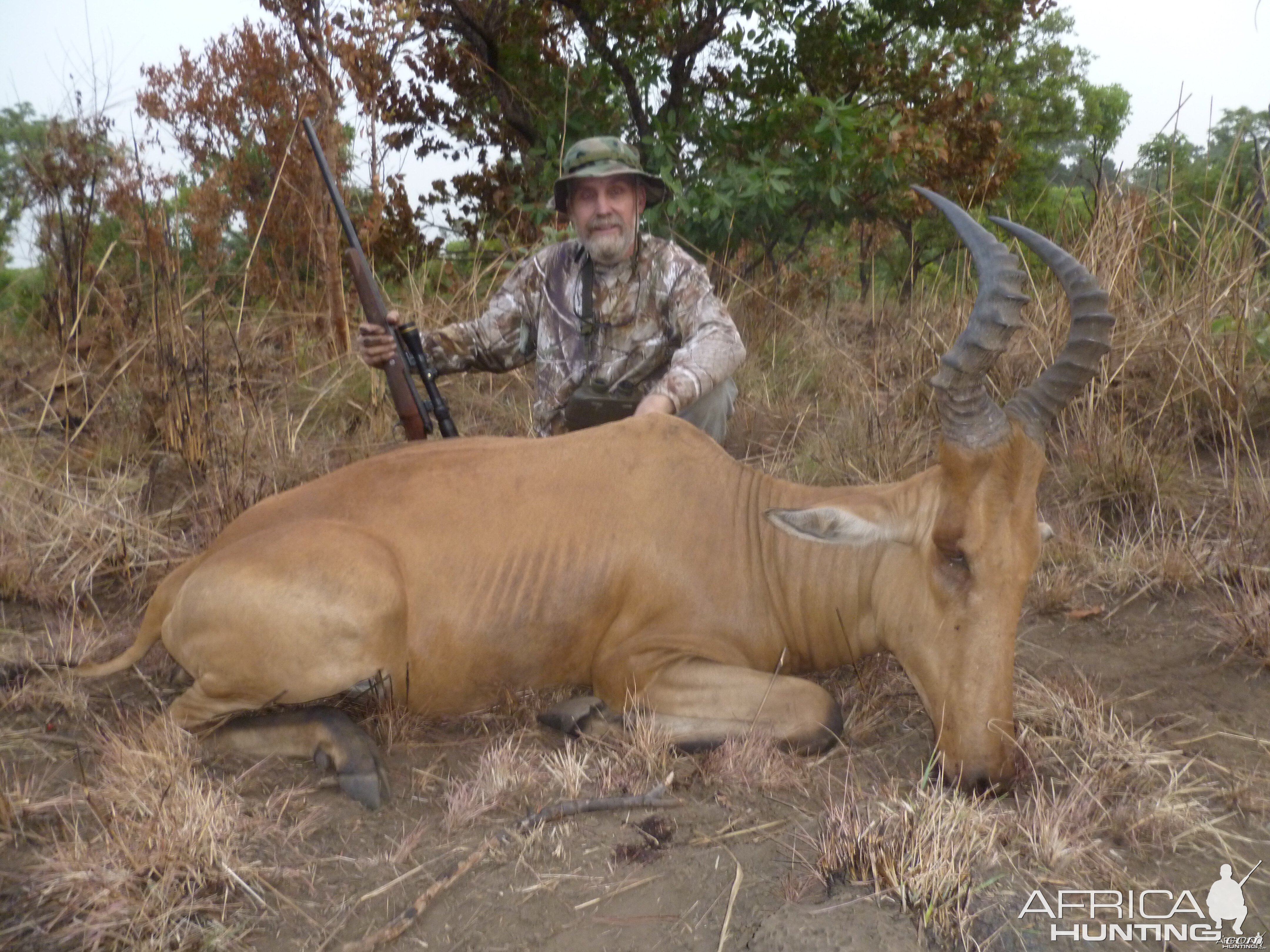 Hartebeest hunted in CAR with CAWA