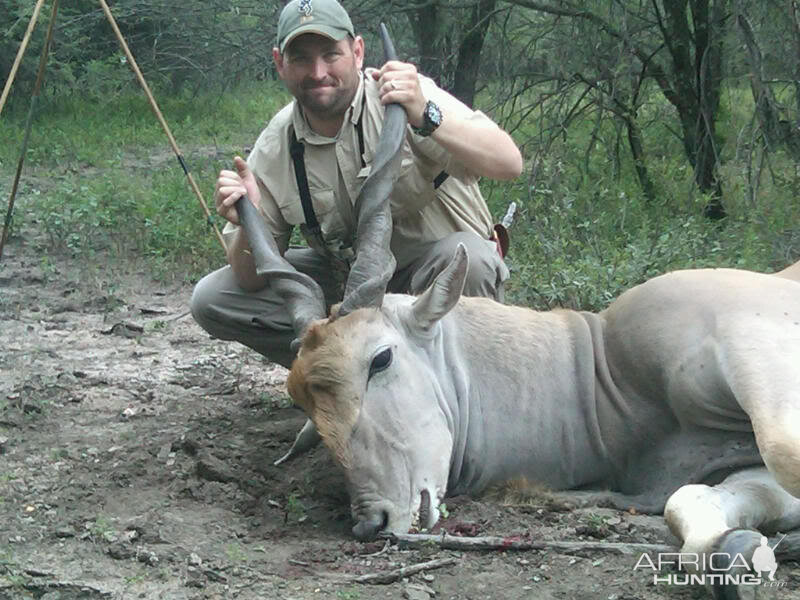 Hunting Cape Eland in Limpopo South Africa 36 1/2 inches