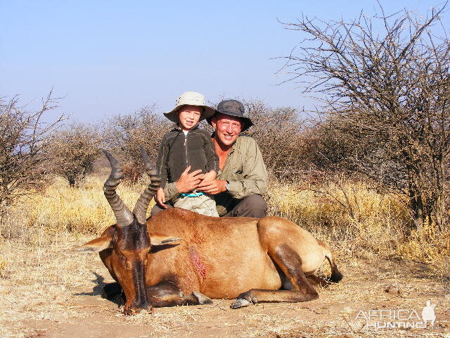 Hunting Hartebeest in Namibia
