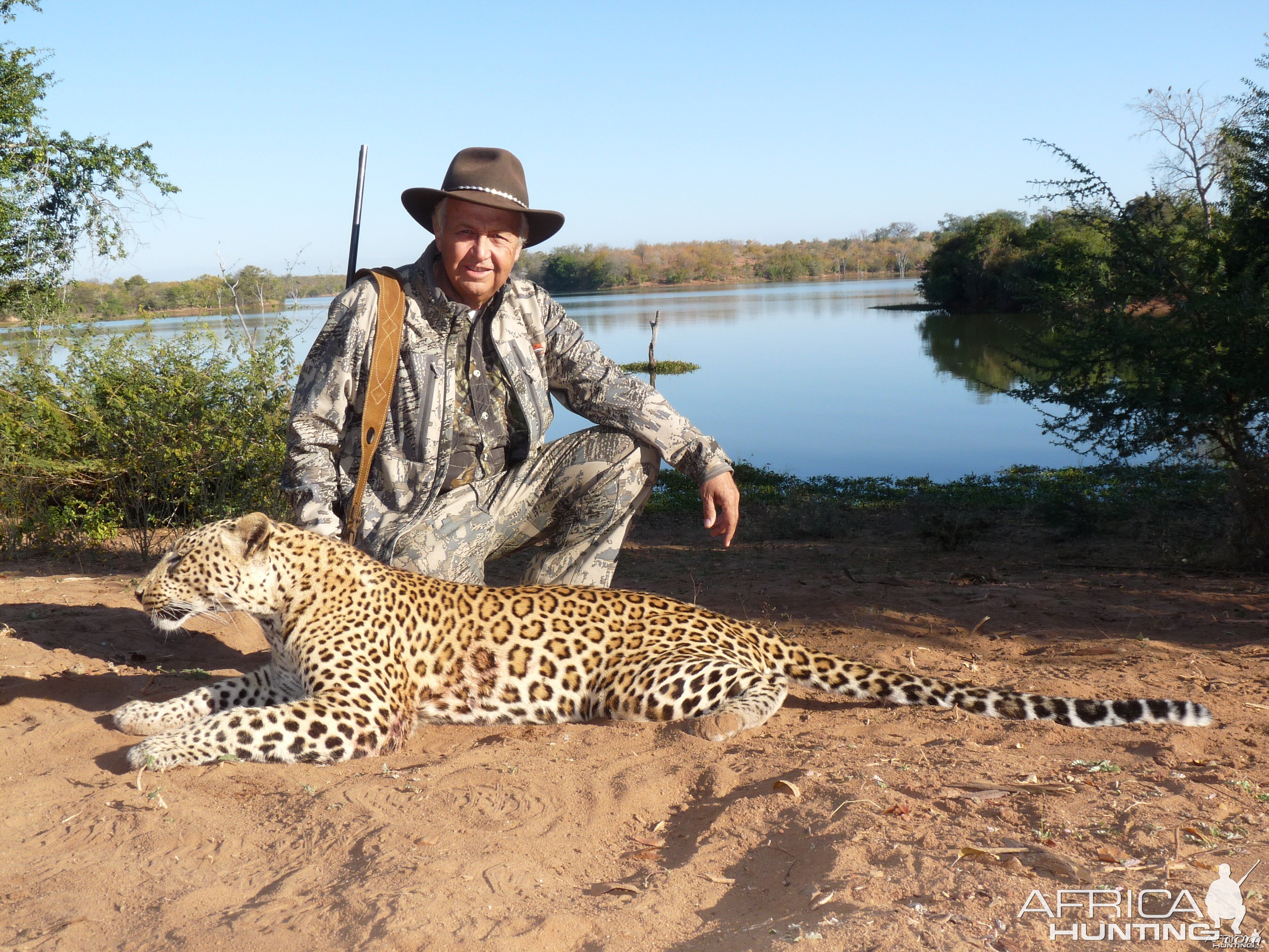 Hunting Leopard with Wintershoek Johnny Vivier Safaris in SA