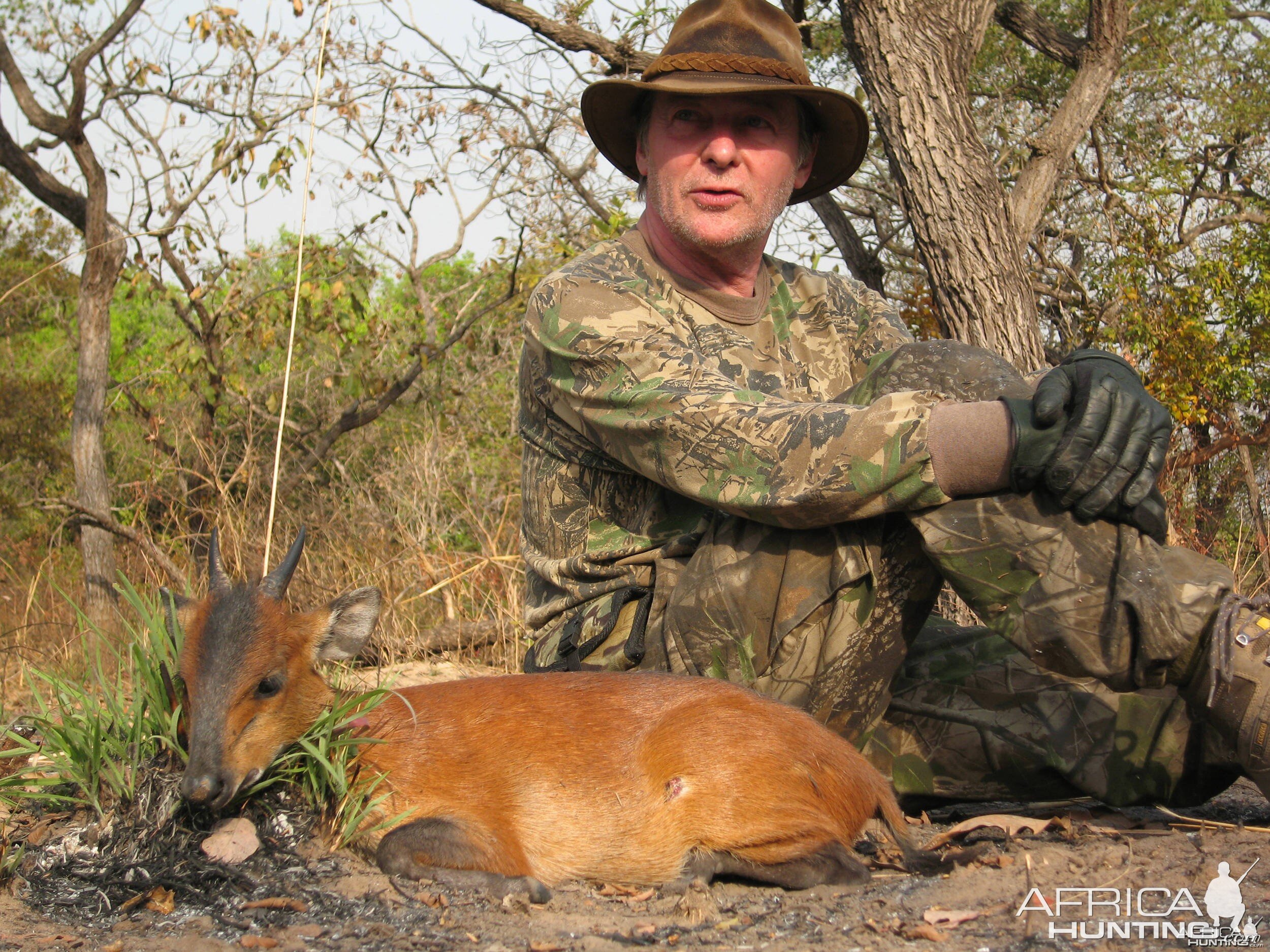 Hunting Red-Flanked Duiker in CAR