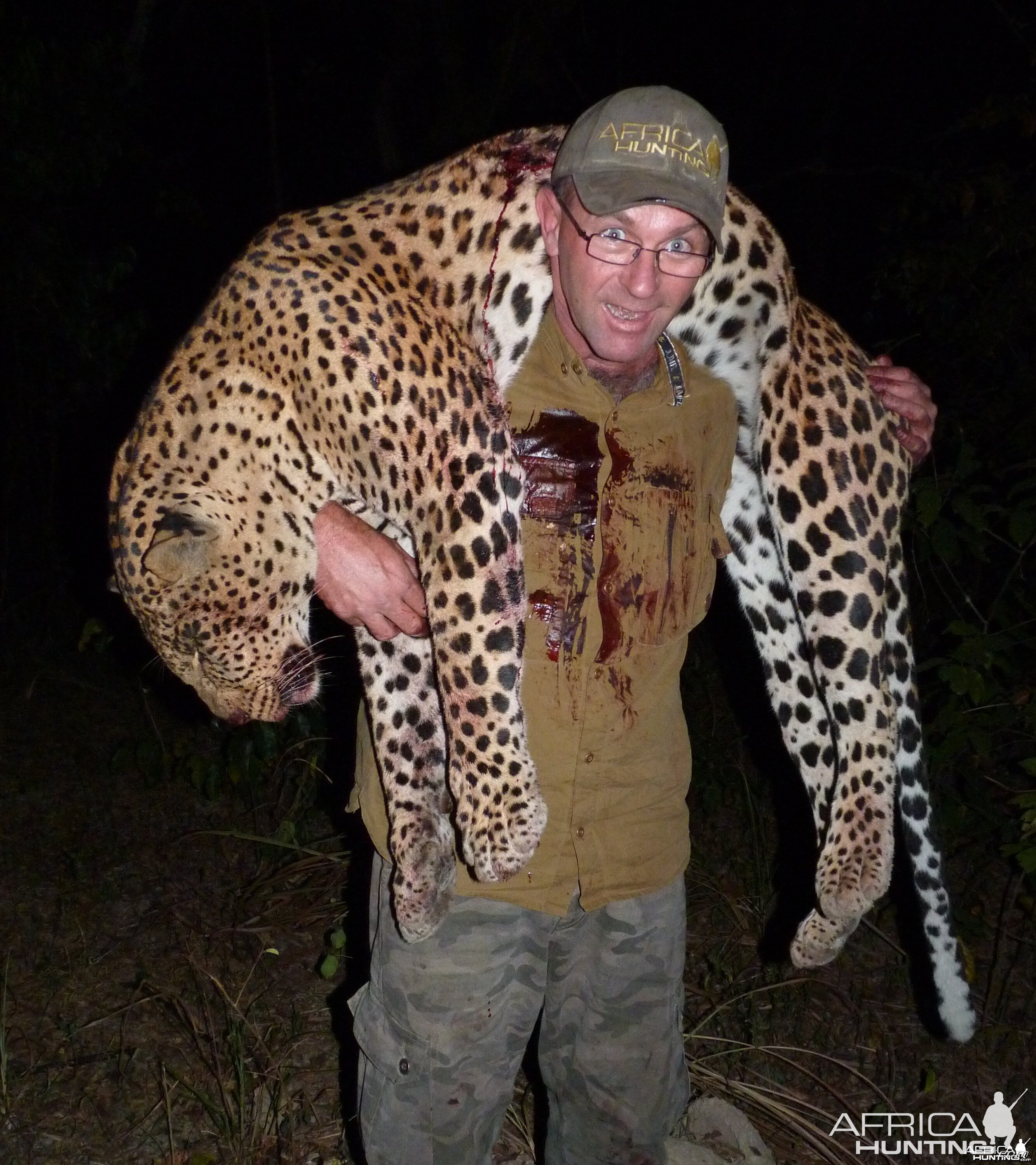 Leopard hunted in Central African Republic
