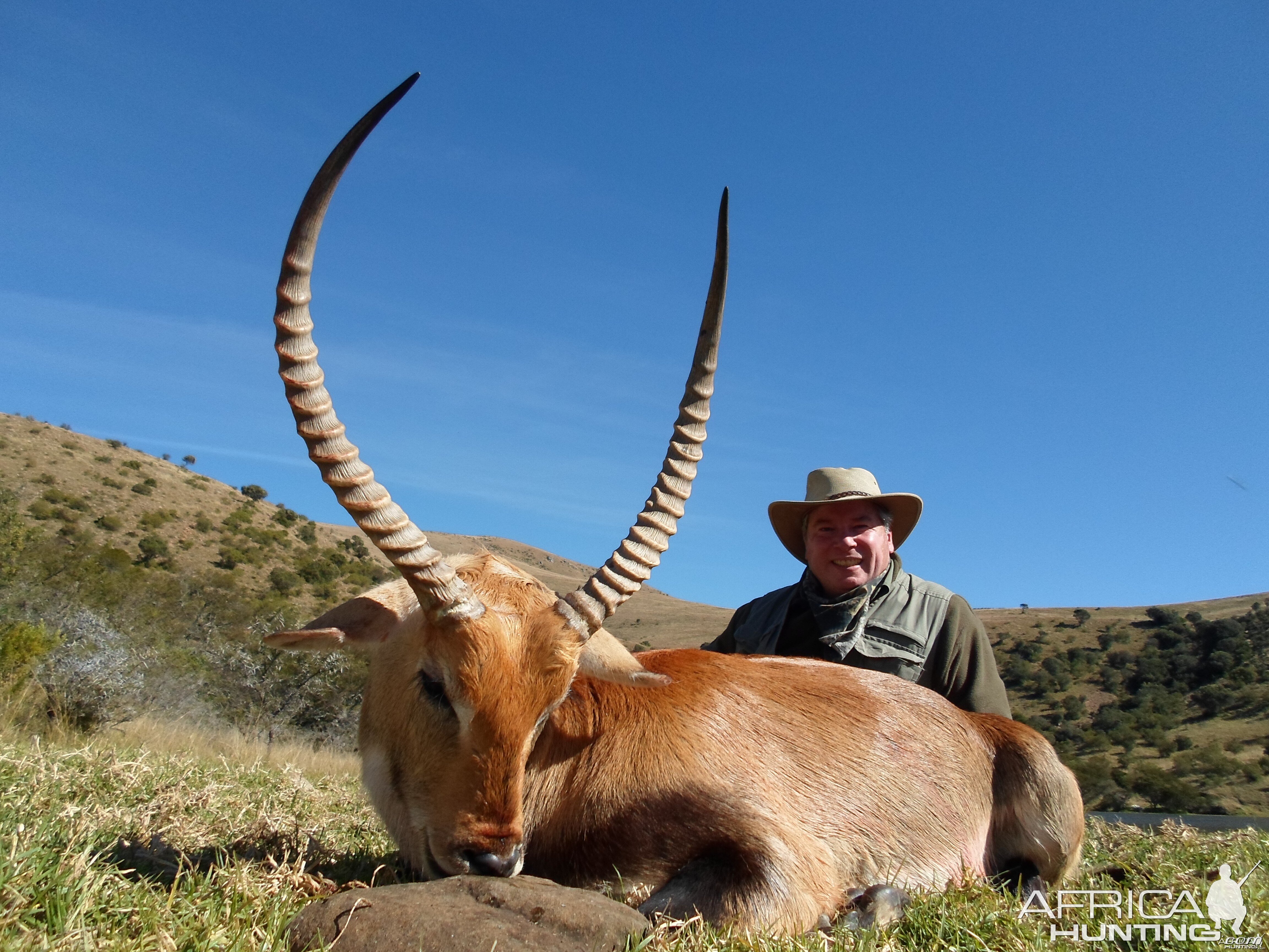 Michael J. Storinsky and his Red Lechwe