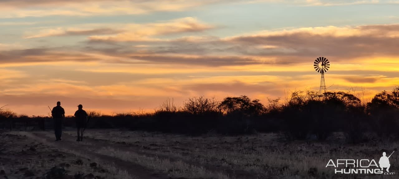 Sunset Bushmanland Namibia