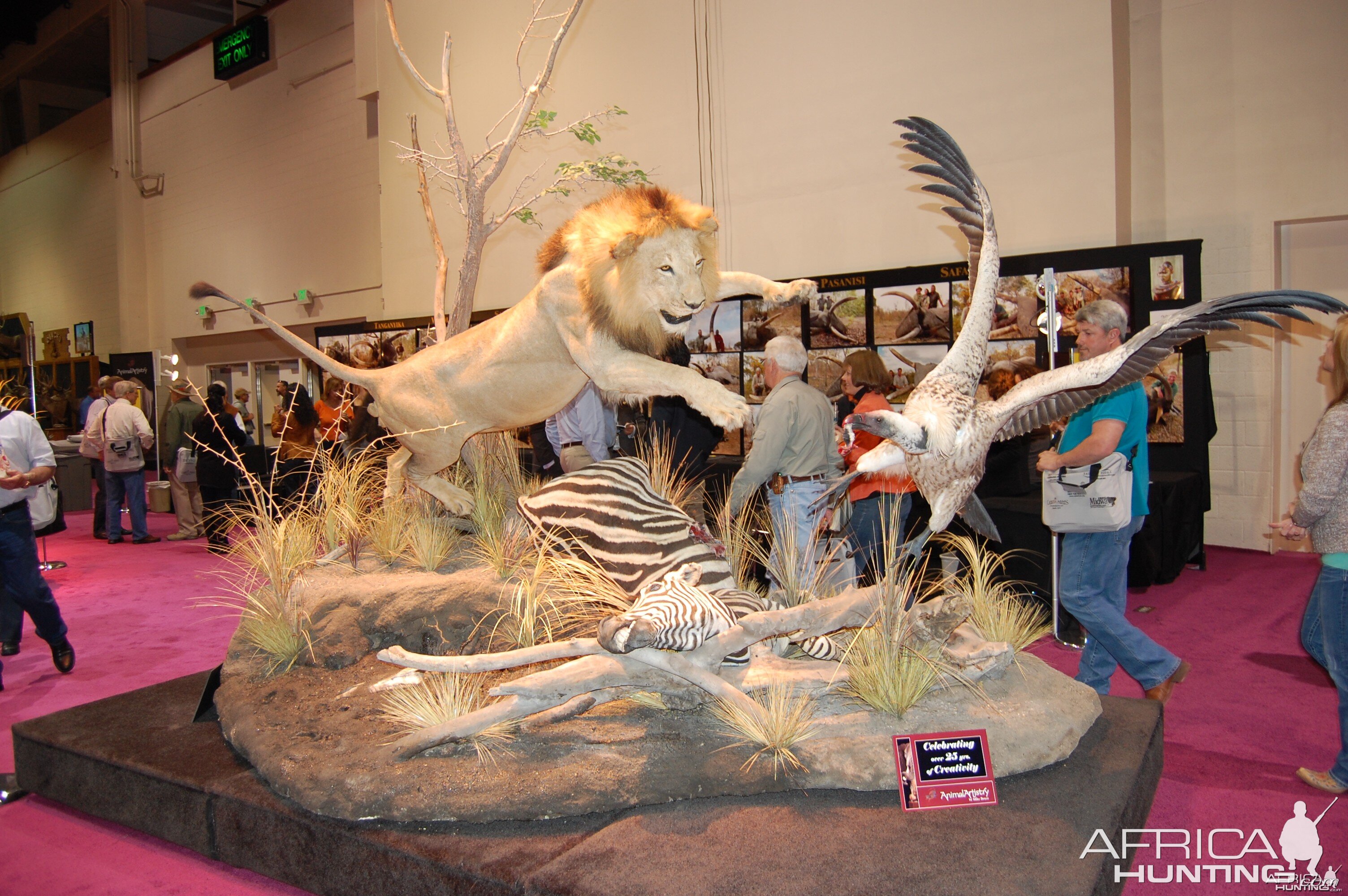 Taxidermy at Safari Club International Convention