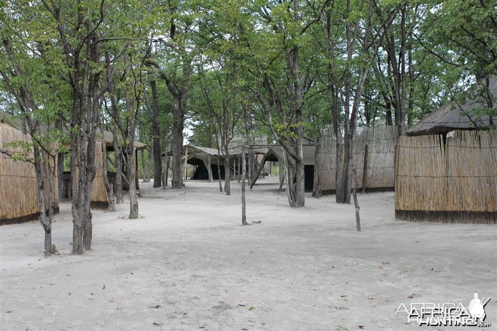 Tented camp in Caprivi Namibia