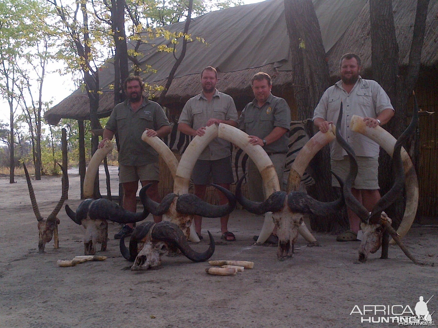 Trophies all from Nov 2012 (not all hunters present)