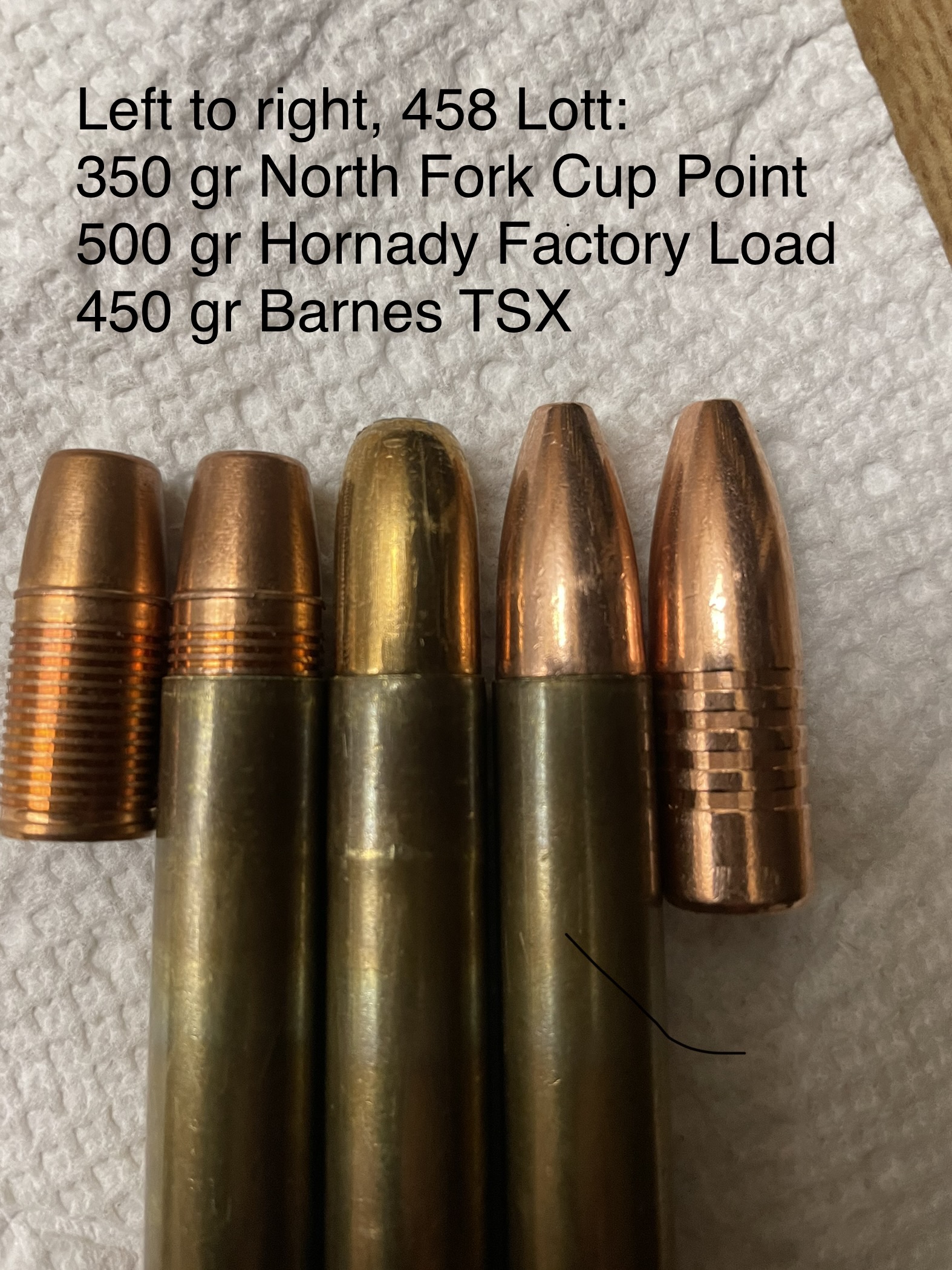 Light Weight 458 Lott Bullets | AfricaHunting.com