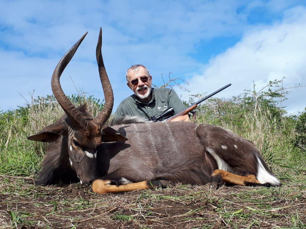 Bernard with his first nyala a good bull with a lot of character..jpg