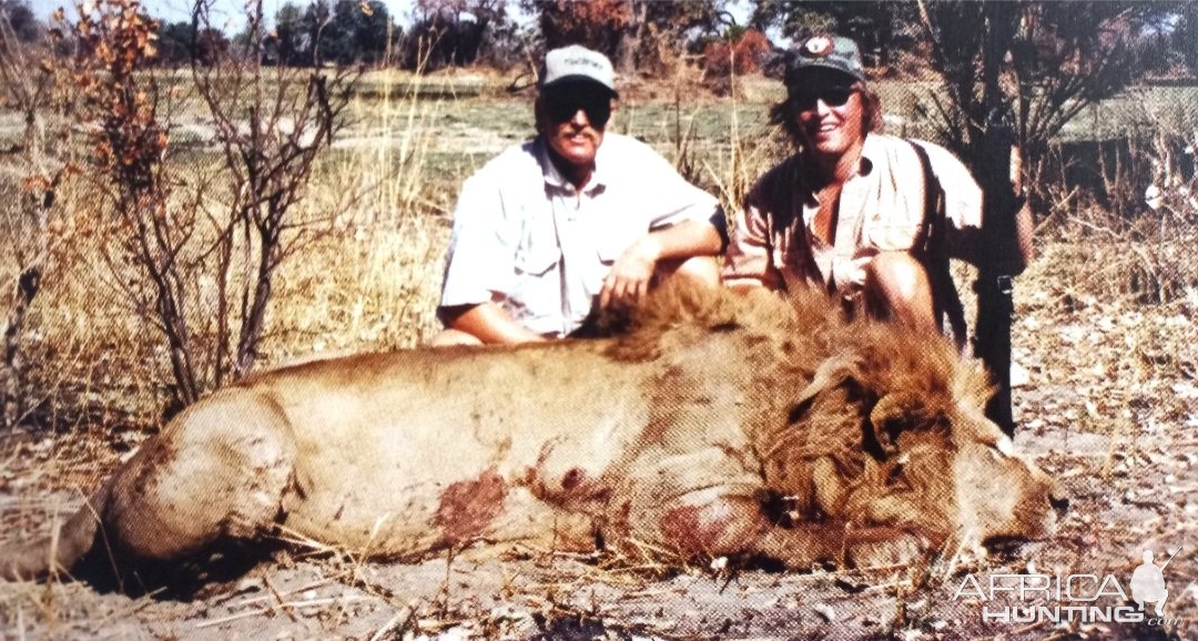 Jeff and Jake House with Jake's lion.jpg