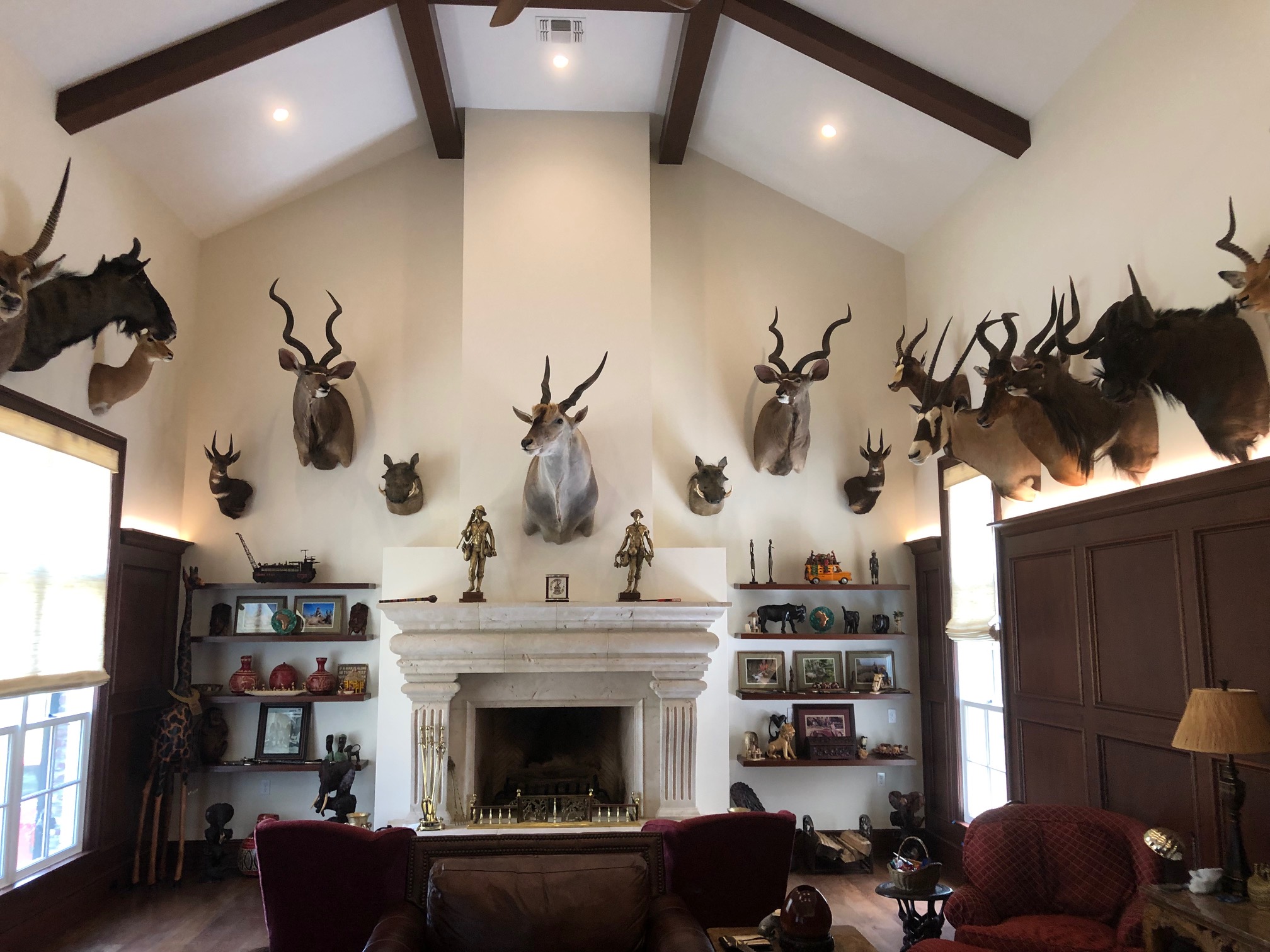 Trophy Room Fireplace wall July 26 2019.jpg