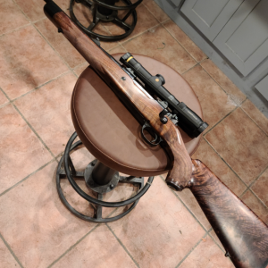 Custom Zastava M70 lefthanded Mauser Rifle in 9.3X62