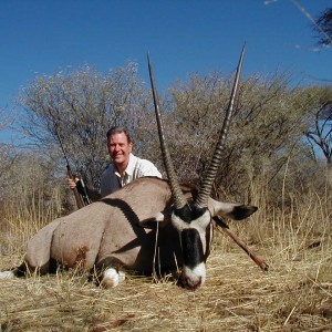 Hunting Gemsbok in Namibia