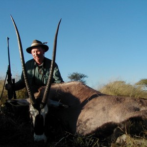 Hunting Gemsbok in Namibia