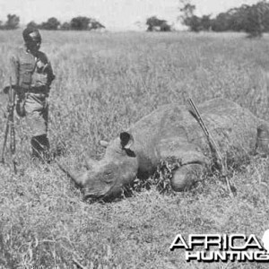 1909 Mombasa Nairobi Theodore Roosevelt Hunting Rhino