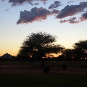 Africa Namibian Sunset