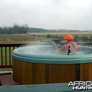 Redneck Hot Tub Hunting