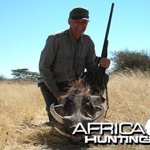 Hunting Warthog Namibia