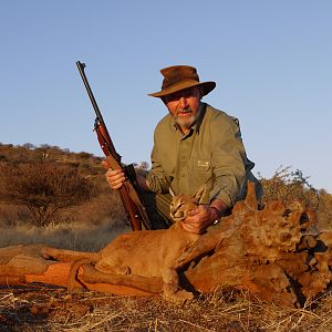 Hunting Caracal in Namibia