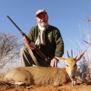 Hunting Grey Duiker in Namibia