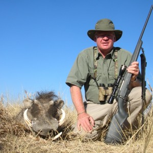 Hunting Warthog in Namibia