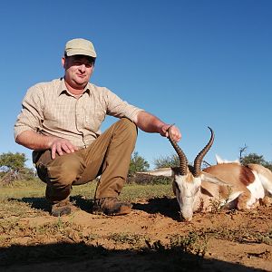 Hunting Springbok in Namibia