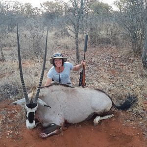 Hunting Gemsbok in South Africa