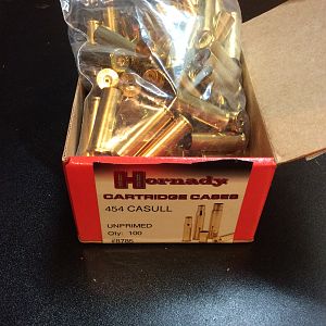 New Hornady 454 Brass