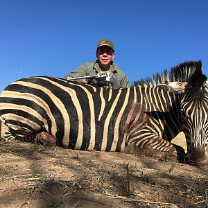 Handgun Hunting Burchell's Plain Zebra in South Africa