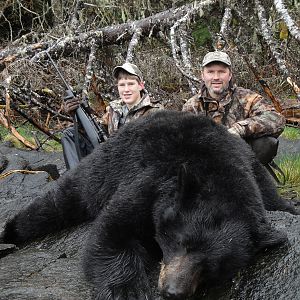 Black Bear Hunt Alaska USA
