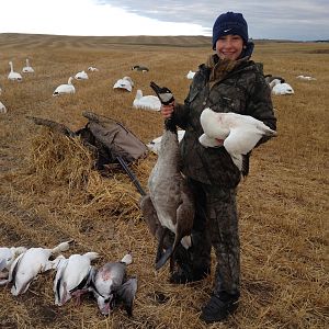 Hunting Geese in Canada
