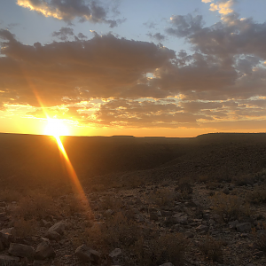 Sundowners in the sunset