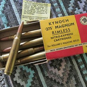 Kynoch .275 Magnum Cartridges