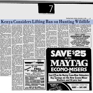 Kenya Considers Lifting Ban On Hunting Wildlife