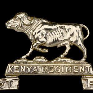 Kenya Regiment Buffalo Badges