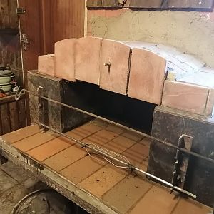 Build in wood fire oven