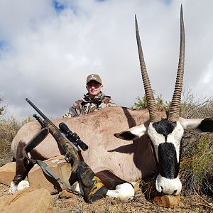 Hunting Gemsbok in South Africa