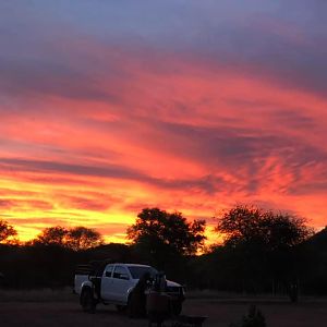 Sunset in Zimbabwe